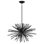 Palisades Ave. Metal And Crystal Chandelier