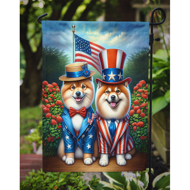 Drapeau All American Garden, Spitz finlandais