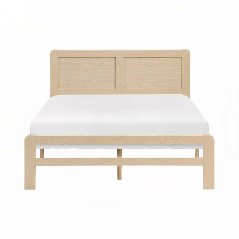 Lit plateforme en bois, Grand