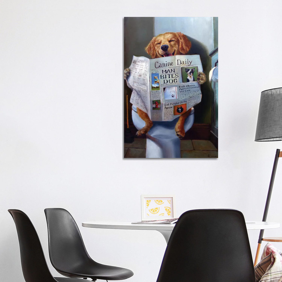 Dog Gone Funny by Lucia Heffernan - Graphic Art Print on Canvas