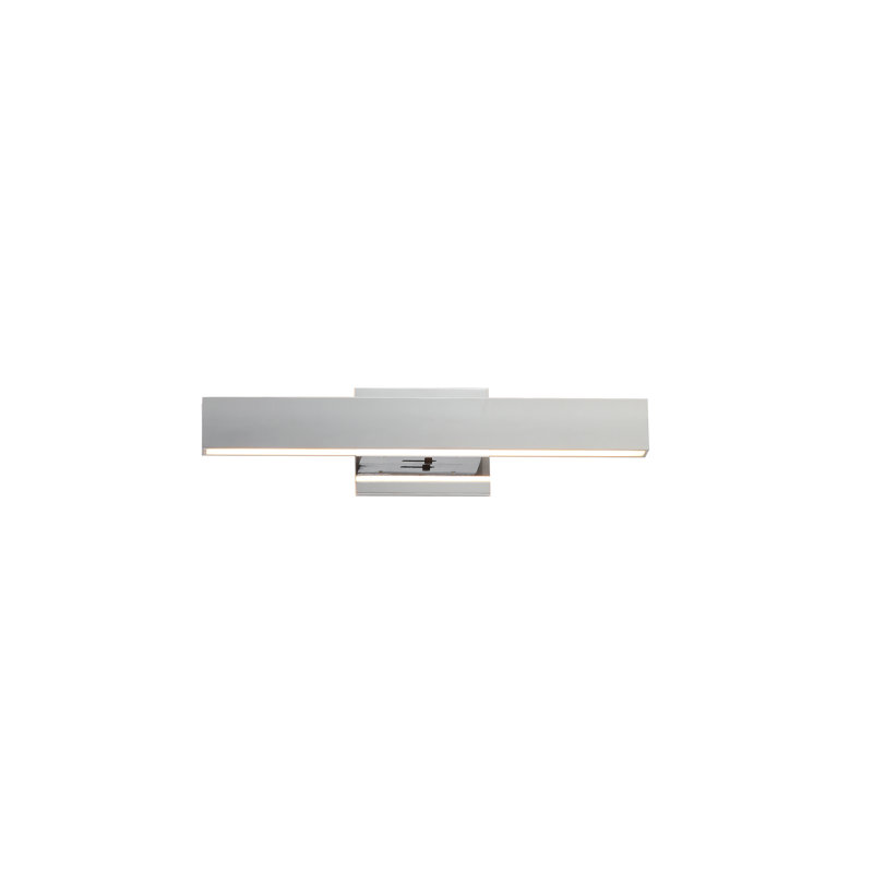 Alumilux Sideline - Meuble-lavabo pour salle de bain, Chrome poli, H 4,75 po x l 18 po x P 3 po