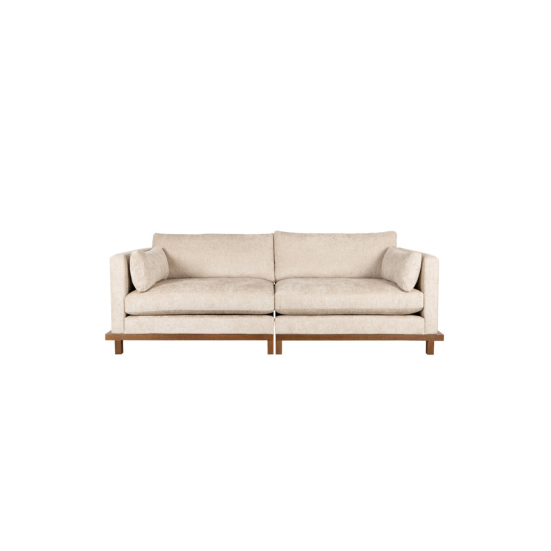 Canapé rembourré 91 po Blossom, Beige