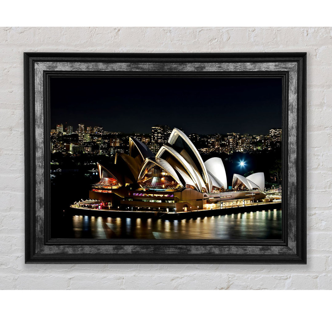 Sydney Opera House Lights - Einzelne Bilderrahmen Kunstdrucke