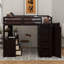 Full Loft Bed With Desk,Drawers And Wardrobe-62928587