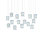 Polpo 7-Light Round Multi-Drop Pendant