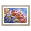 Tulips in Spring in Abstract - Picture Frame Painting Print-55764793-55764792