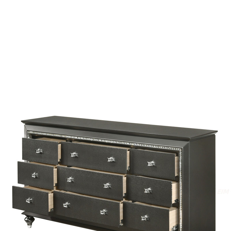 Commode Kaitlyn (Commode), Gris argenté