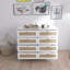 Commode 8 tiroirs avec tiroir en rotin 8 tiroirs