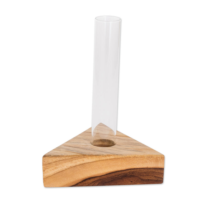 Handmade Wood Table Vase