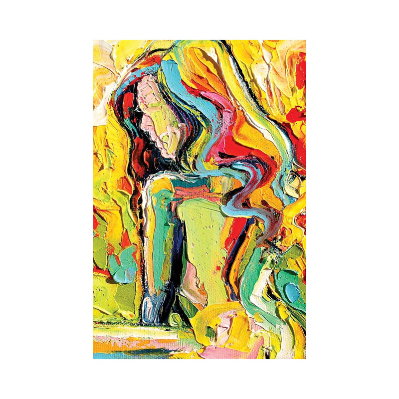 Femme 1 Piece Wrapped Canvas Painting, 66.04 cm H x 45.72 cm W