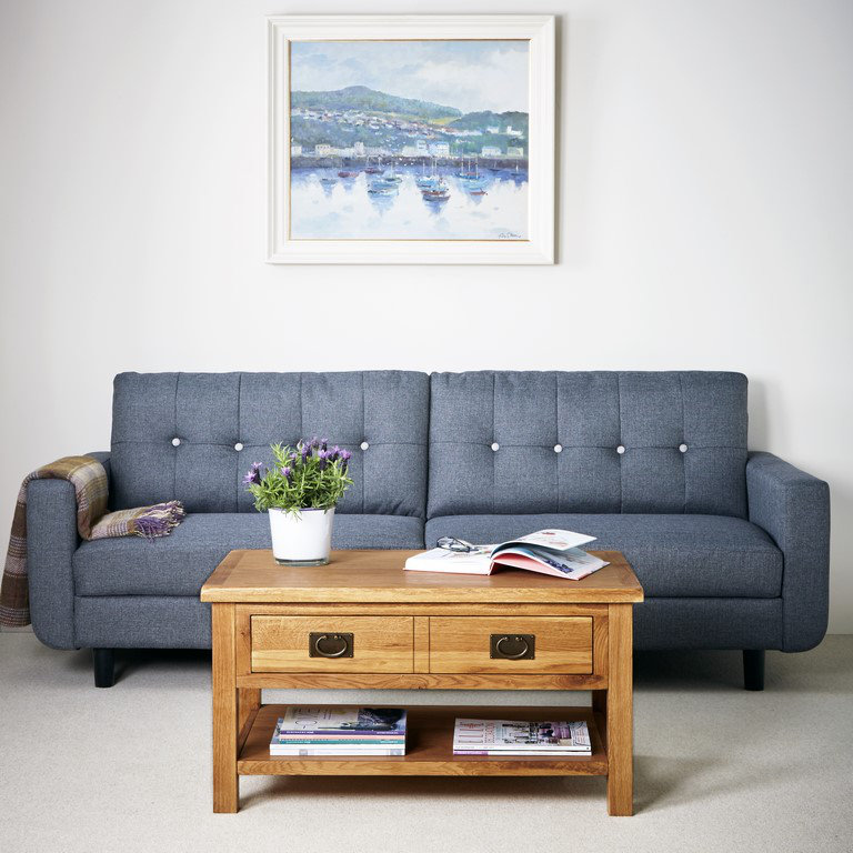 Benjamin Petite Coffee Table with Storage