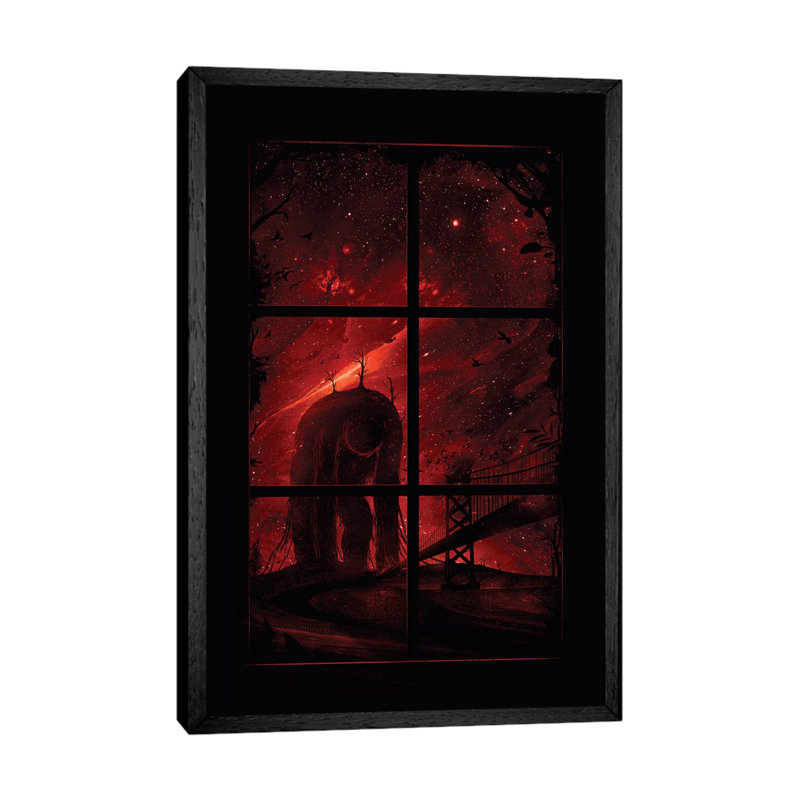 The Otherside by Nicebleed - Print on Canvas, 152.4cm H x 101.6cm W x 3.81cm D, Black Framed