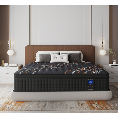 12'' Memory Foam Hybrid Mattress Pocket Spring Medium Firm Euro Top for Motion Isolation Pressure Relief Edge Support with CertiPUR-US