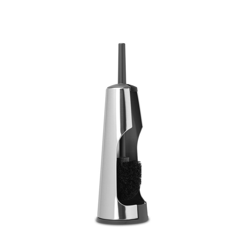Brabantia ReNew Toilet Brush and Holder, Matte Steel