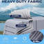 7-Layer Heavy-Duty RV/Travel Trailer Cover - Waterproof, Breathable Non-Woven - UV & Particle Protection, Weather-Resistant for Outdoor Storage/Parking