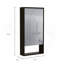 Armoire à pharmacie rectangulaire avec miroir wengé-1519630467