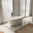 66.9 Inch Freestanding Solid Surface Soaking Bathtub For Bathroom