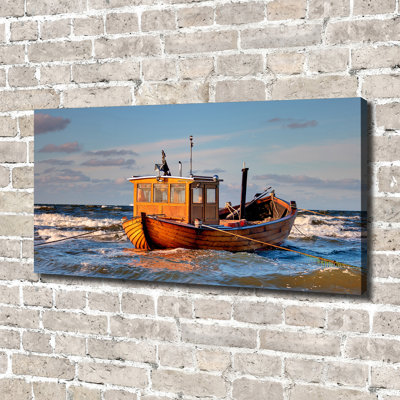 Fishing Boat - Wrapped Canvas Print