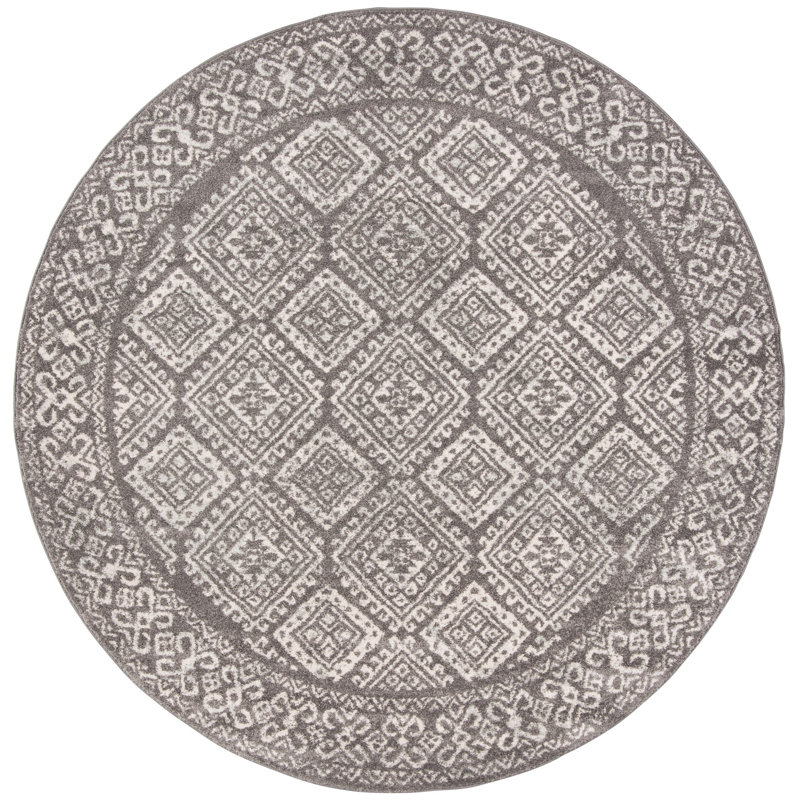 Tulum Performance Southwestern Rug, Round 3'