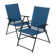 Raidan Fabric Patio Folding Chair Folding Chair Set