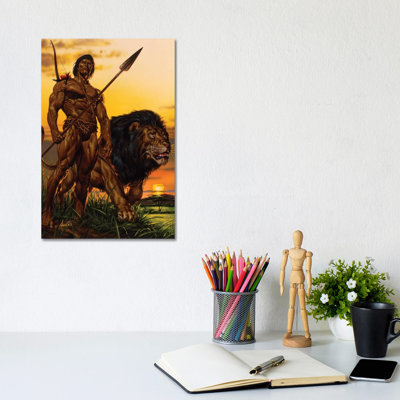On The Veldt by Joe Jusko - Wrapped Canvas Print
