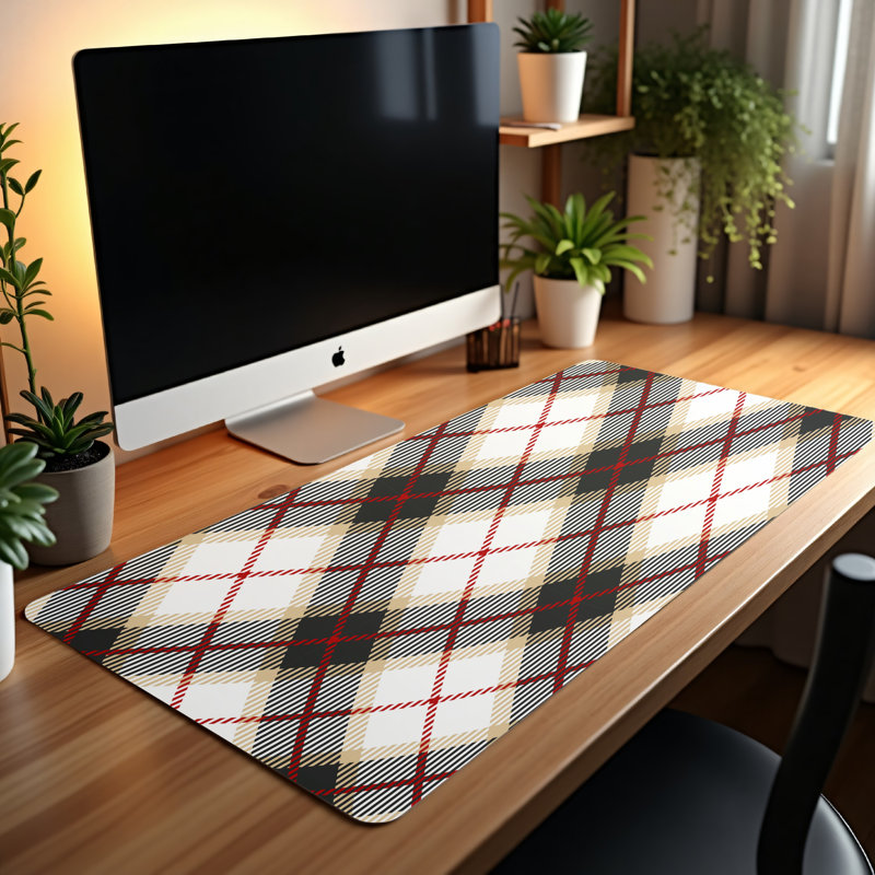 Polyester Desk Pad, 14.4x12.1