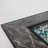 Outdoor Fire Table, Fire Pit Table With Glass Rocks And Rain Cover