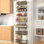 Over The Door Pantry Organizer, Pantry Organization And Storage, Metal Hanging Spice Rack Shelves Door, Seasoning Shelves, White