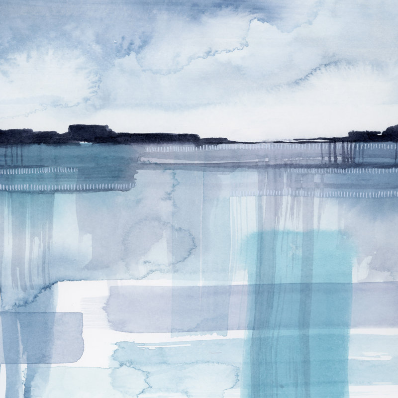 Beryl Boundaries II by Grace Popp - Wrapped Canvas Painting, 30cm H x 30cm W
