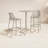 Asherton 23.6" W 2-Person Square Bar Height Dining Set with Foldable Table-904886134