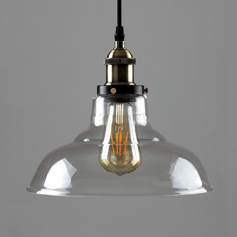 Hanson - Light Dome Pendant, Yes, Clear Shade