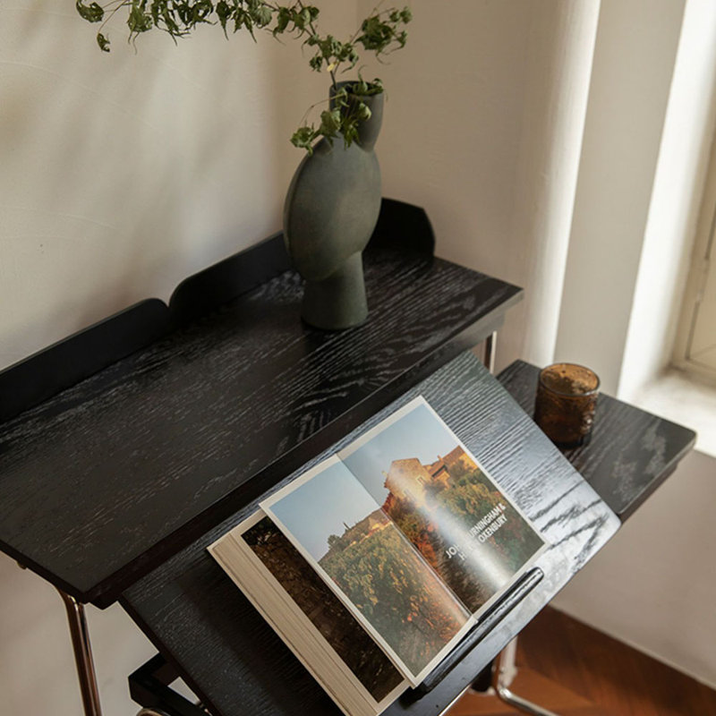Bureau réglable de style italien, Noir