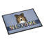 Tapis d'extérieur antidérapant Tonsina Sheltie Welcome-775649742