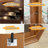 Corner Curio Cabinet Lighted Corner Display, Glass Display Shelf Shelving Bar Cabinet With Tempered Glass Door, Bar Cabinet,Cabinet With Adjustable Shelf Glass Cabinet Shelves Bead Bulb Included OAK-848212035