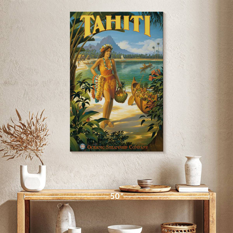 Tahiti II, H 39 po x l 26 po