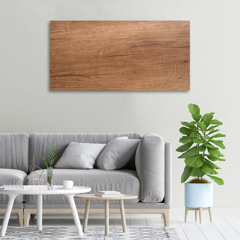 Wooden Background - Wrapped Canvas Print