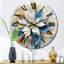 Horloge murale, décor floral abstrait Magnolia-93380022
