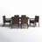 Alyah 8 - Person Patio Dining Set with Square Table , Cushions Included