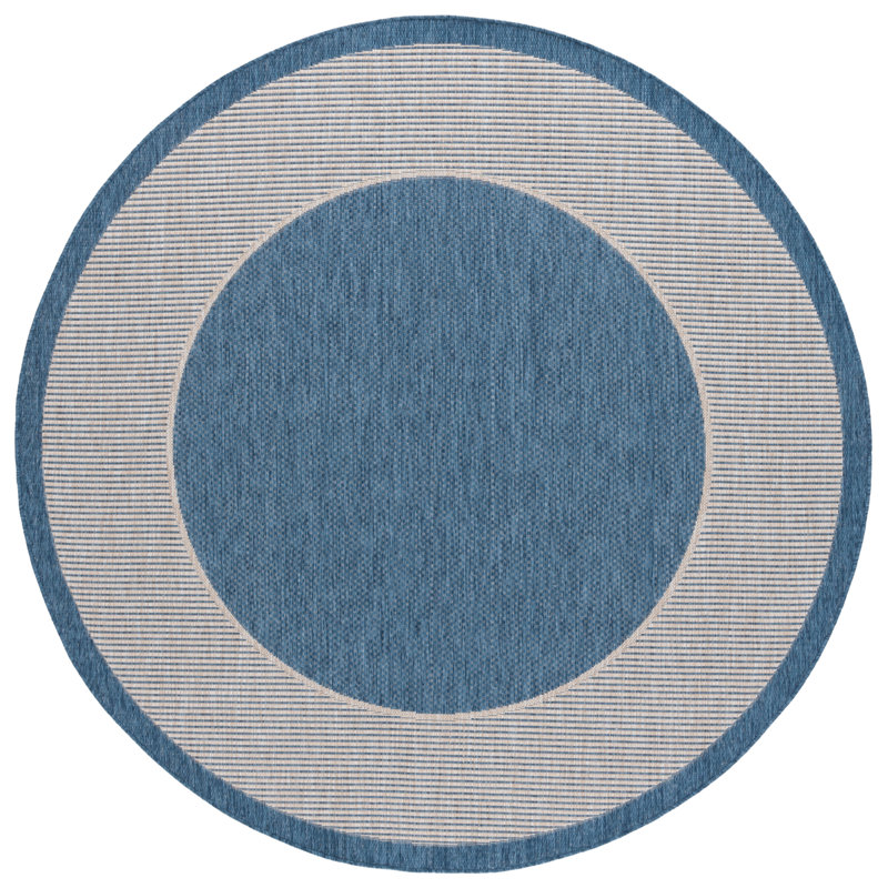 Almudena Performance Indoor/Outdoor Area Rug, Round 6'7"