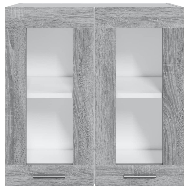 Lyon Hanging Glass Cabinet Lyon, Grey Sonoma