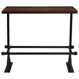 Neacola Wooden Bar Table
