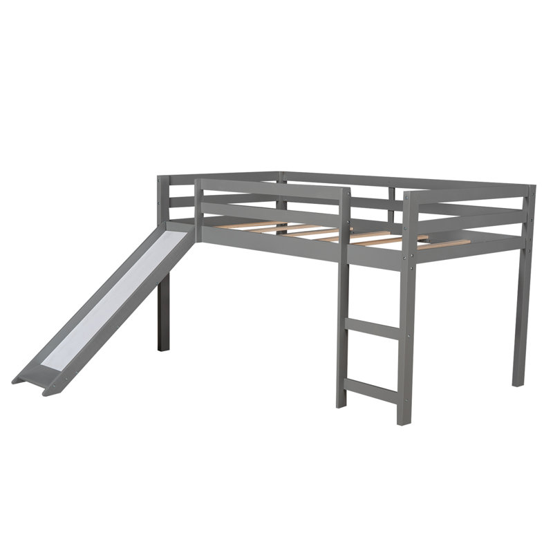 Allain Twin Solid Wood Loft Bed by Harper&Bright Designs