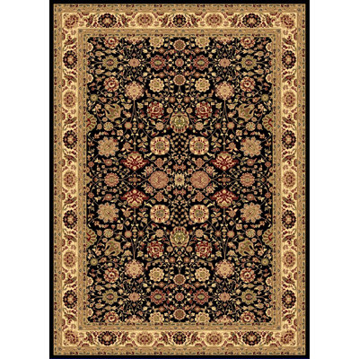 Gloucester Gilded Loom Oriental Black Area Rug
