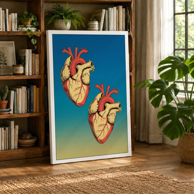 Anatomical Hearts Modern - Wrapped Canvas