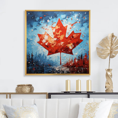 Drapeau du drapeau canadien II - impression