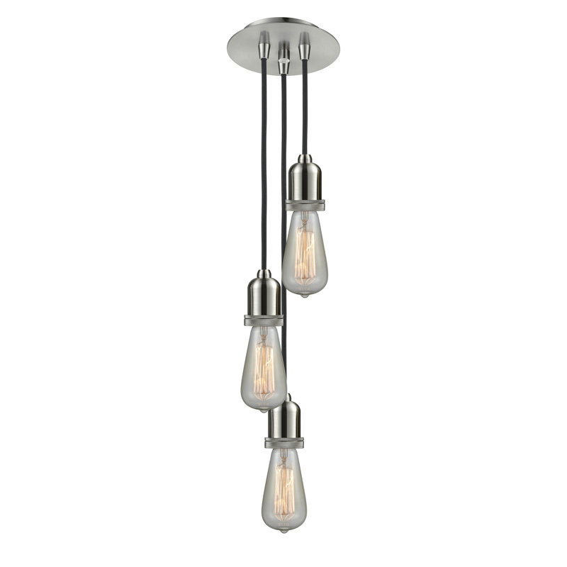 Luminaire suspendu pour grappe 3 lumières Webber