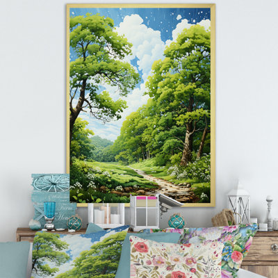 Green Tree Oak Enchantment I, reproduction d'art sur toile