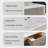 Light luxury square rock table combination