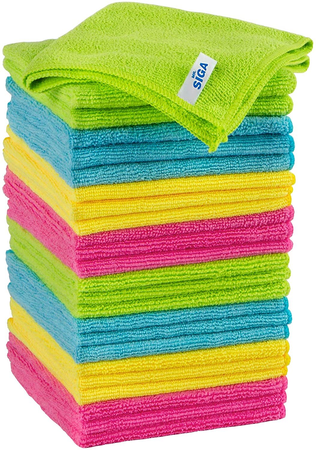 Zwipes Microfiber Cleaning Cloths, Multicolor, 12 Pack 