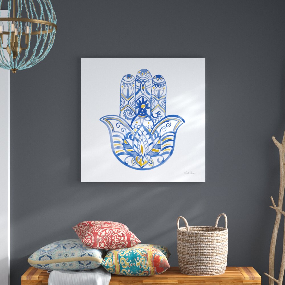 Leinwandbild Hamsa I von Farida Zaman